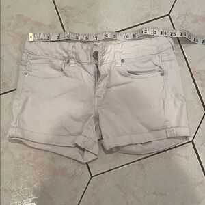 American Eagle Outfitters White Jean Shorts